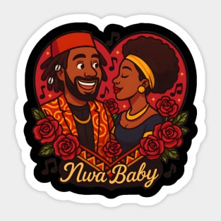 Nwa Baby Lyric Craze Sticker